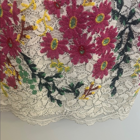 🆕Anthropologie Moulinette Soeurs Pink and Blue Pleated Sheath Midi Dress - Picture 5 of 5